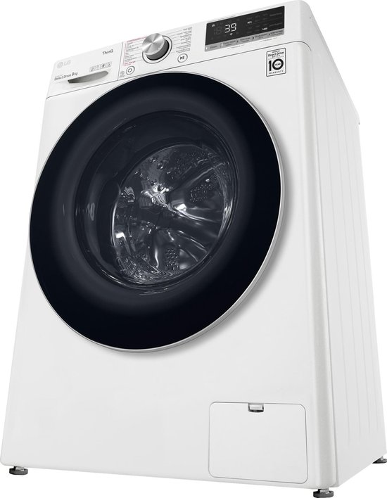 LG GC3V709S1 - 9kg Wasmachine met TurboWash™ 39 - Slimme AI DD™ motor - Hygiënisch wassen met stoom - ThinQ™