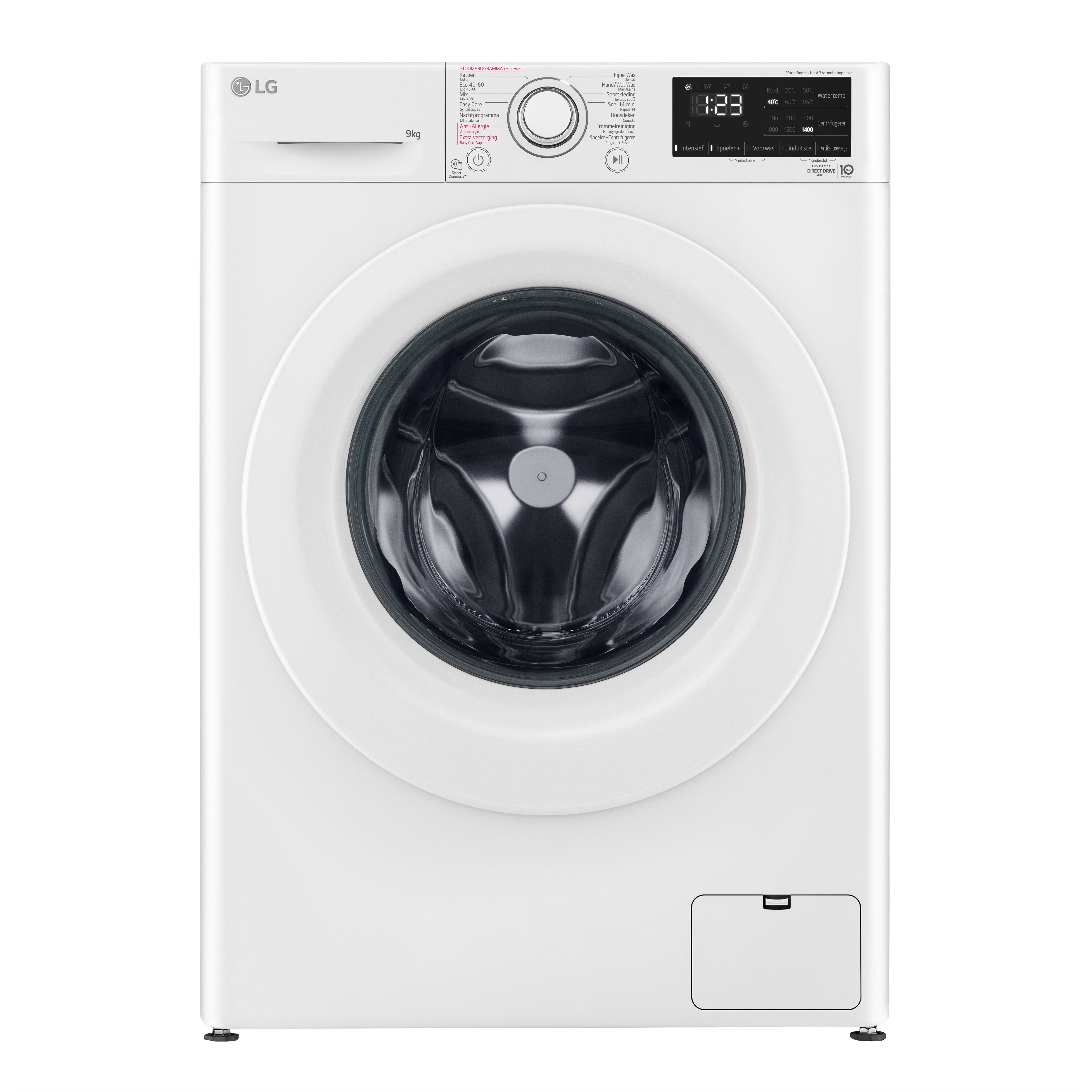 LG F4WV309S3 Wasmachine Wit