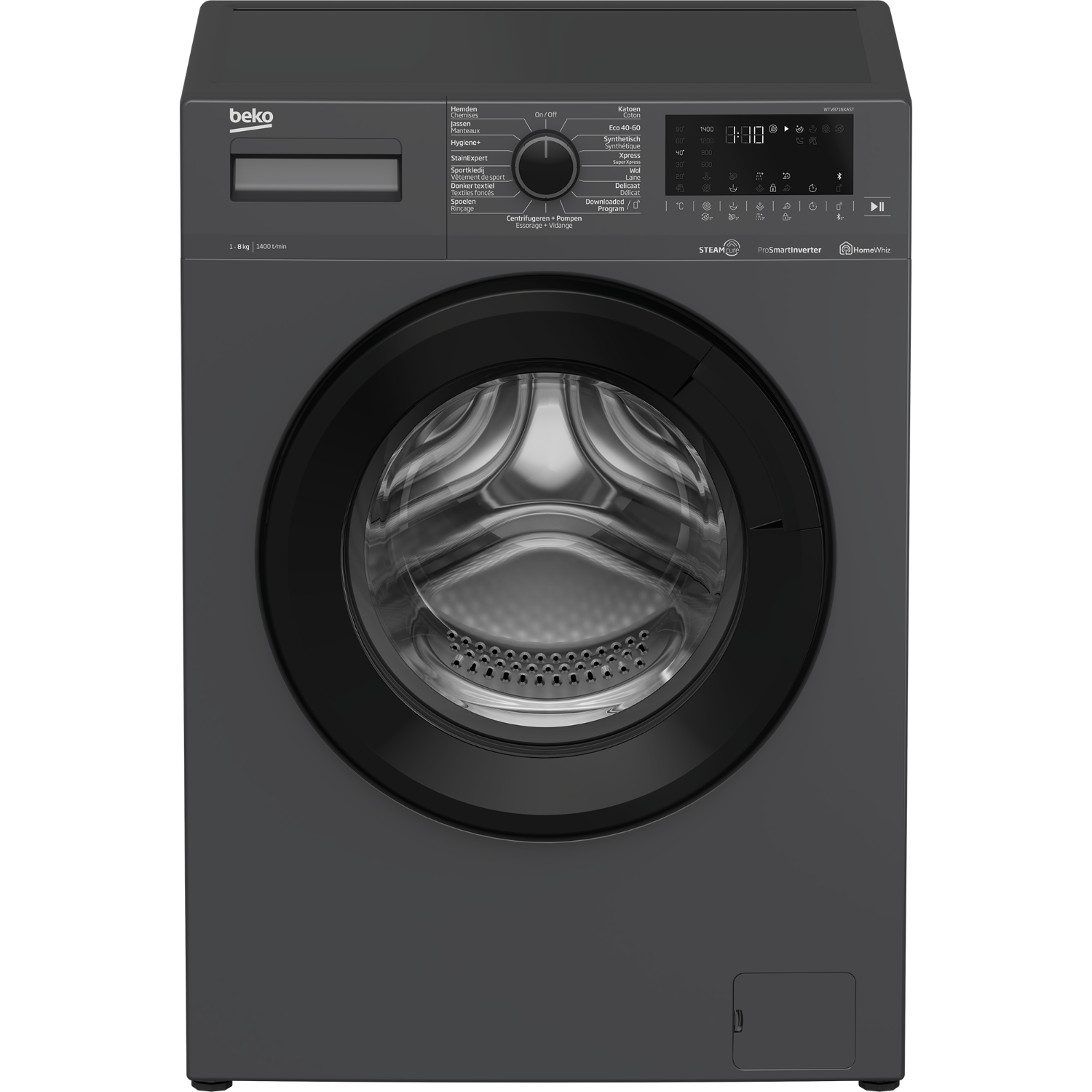 Beko Wtv8716xast Steamcure Homewhiz Wasmachine