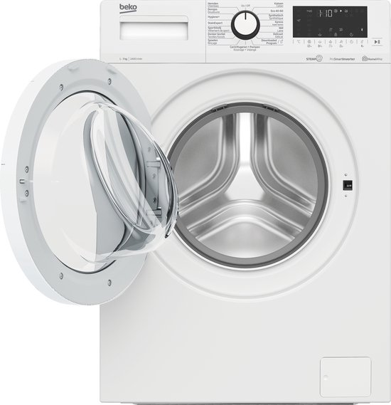 Beko WUV75420W - SteamCure™ - Wasmachine