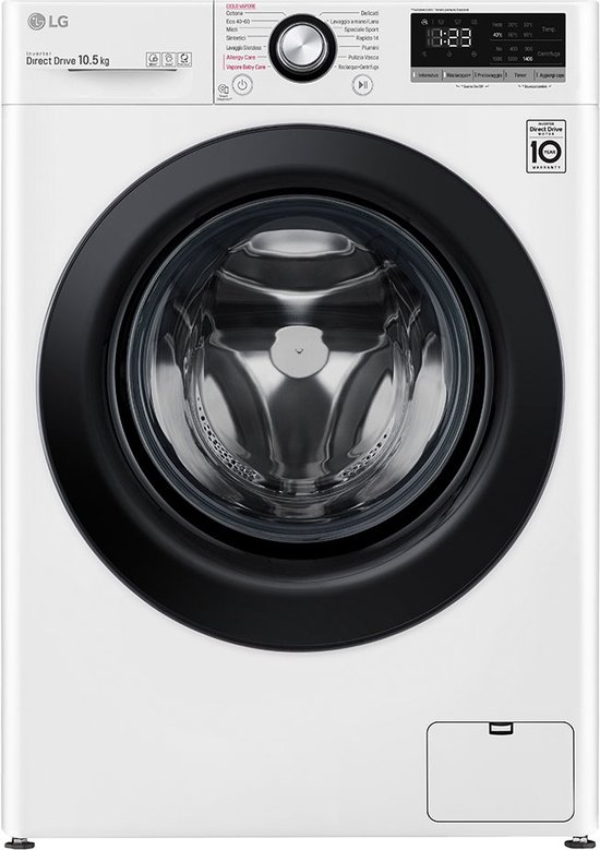 LG F4WV310S6E | wasmachine |Voorbelading |10,5 kg |vStoom