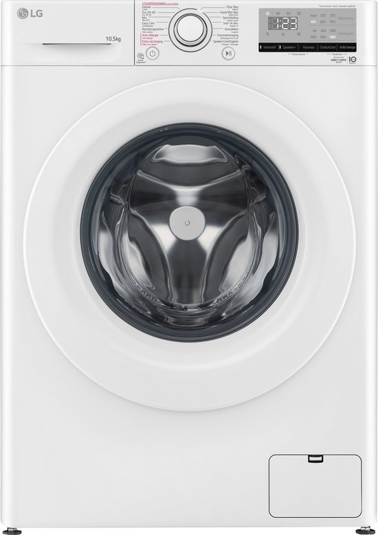 LG F4WV310S3E - 10.5 kg Wasmachine met Slimme AI DD™ motor - Hygiënisch wassen met stoom